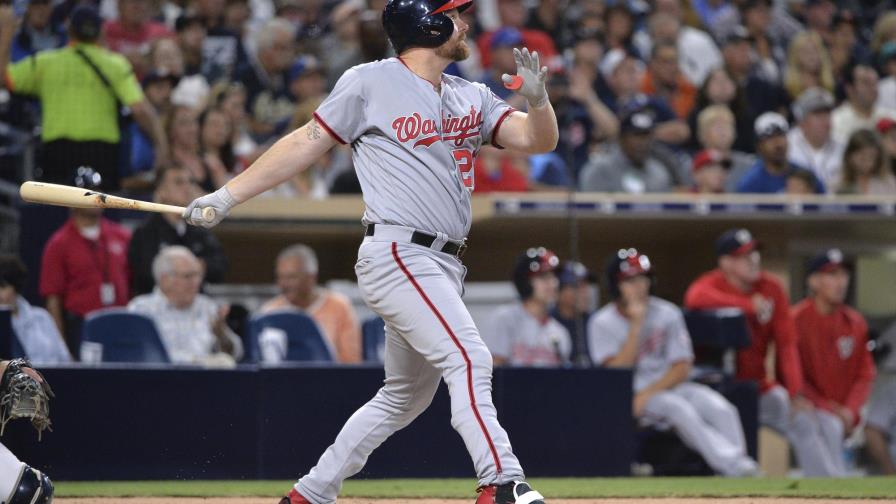 Nacionales superan 2-1 a Padres con jonrón de Zimmerman Nacionales superan 2-1 a Padres con jonrón de Zimmerman