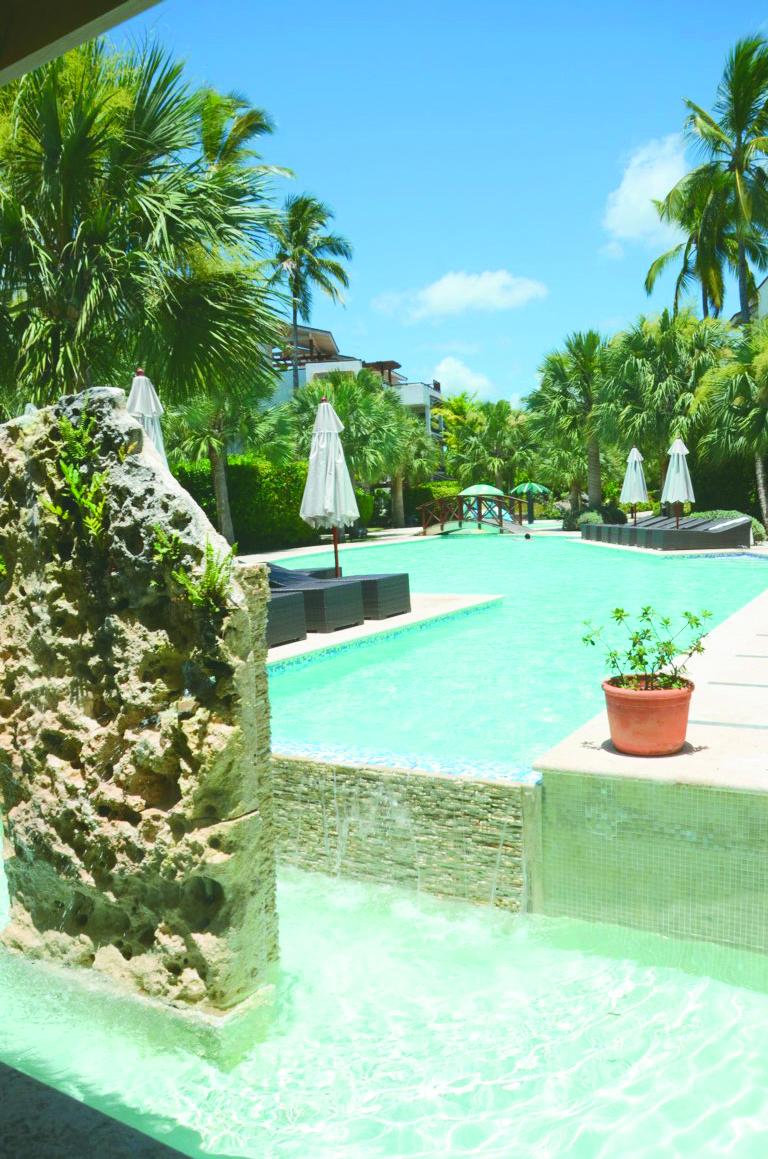 Una de las piscinas de Balcones del Atlántico