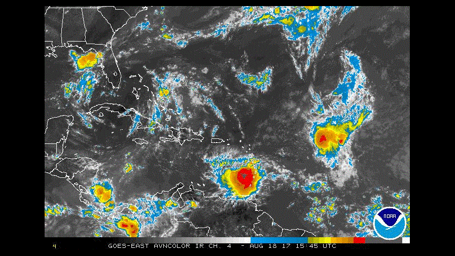 Nicaragua se adelanta a posible impacto de tormenta Harvey y toma precauciones