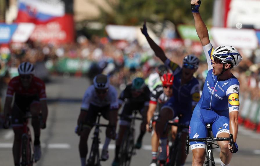 Belga Yves Lampaert lidera la Vuelta a España en la 2da etapa