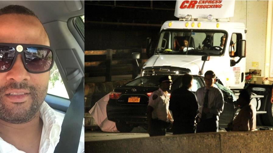 Muere taxista dominicano al estrellar vehículo contra camión en El Bronx 