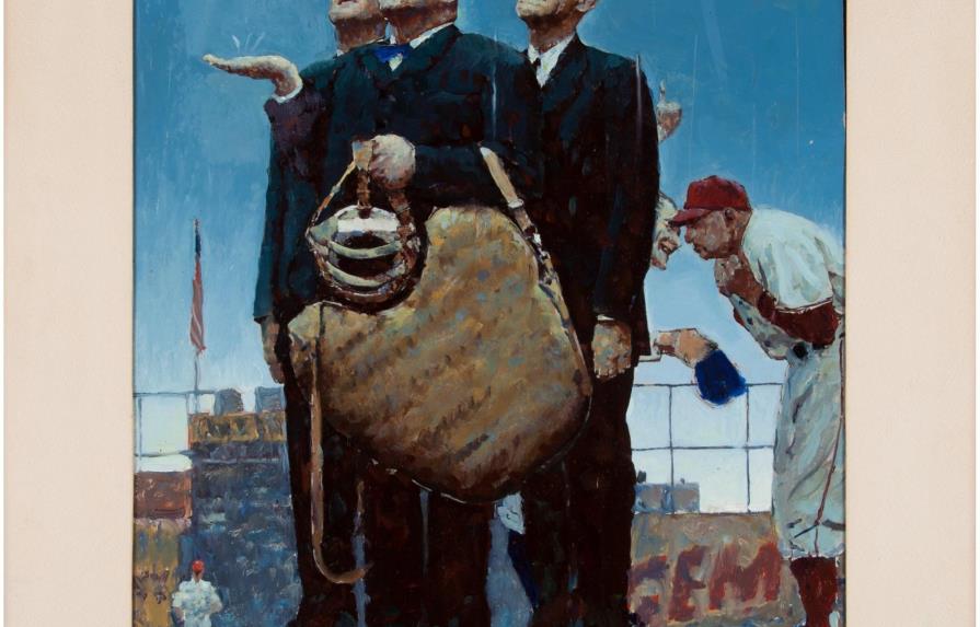 Pagan US$1,6 millones por pintura de béisbol de Norman Rockwell en una subasta 