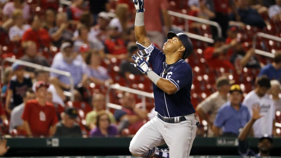 Yangervis Solarte impulsa 6; Padres arrollan a Cardenales; Manuel Margot de 4-2 Yangervis Solarte impulsa 6; Padres arrollan a Cardenales; Manuel Margot de 4-2