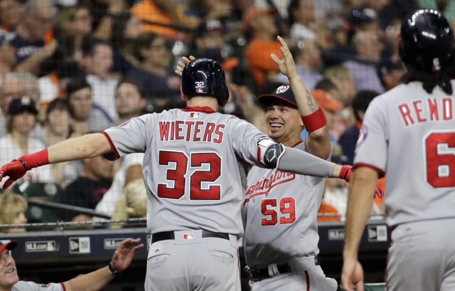 Con vuelacerca de Matt Wieters, Nacionales vencen a Astros 
