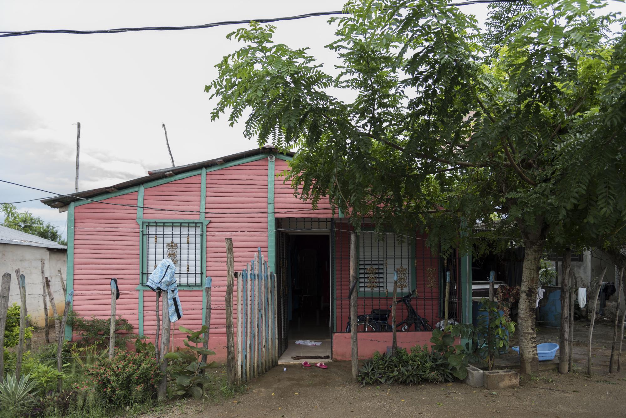 Casa donde residen los padres de la menor fallecida.