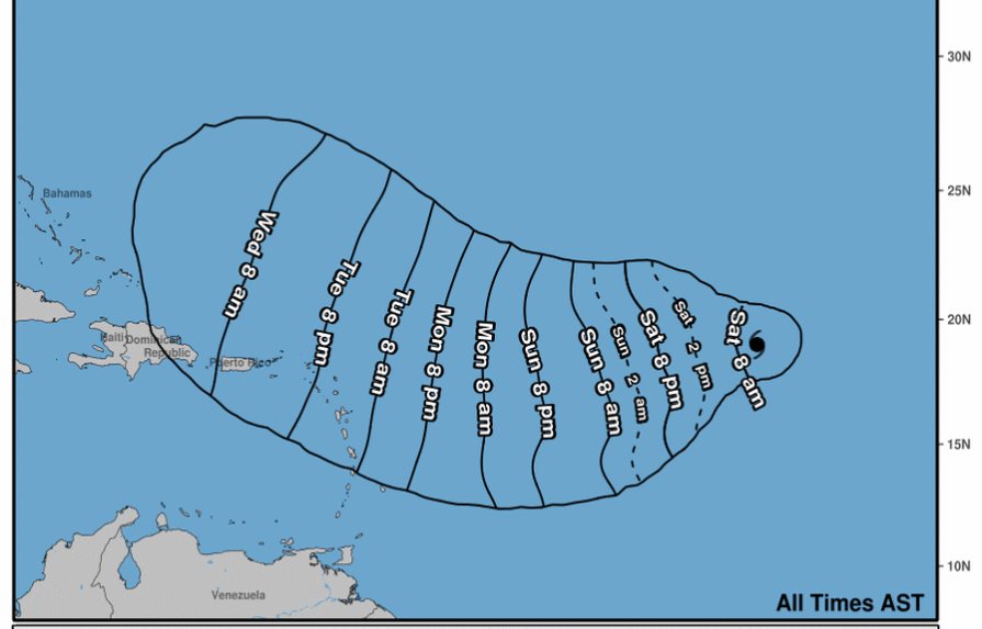 Irma se mantiene como un “poderoso huracán” en su ruta rumbo al Caribe 