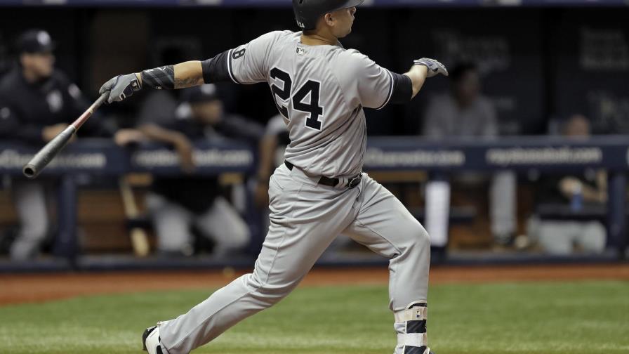 Gary Sánchez de 4-3; jonrón Matt Holliday en triunfo de Yanquis ante Boston 