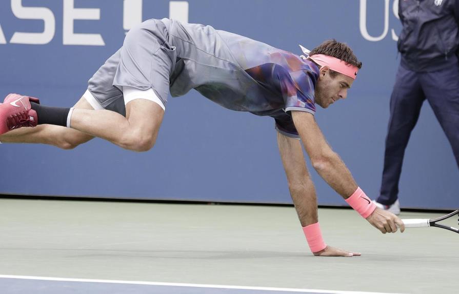 Del Potro en su mejor tenis avanza en el US Open;  