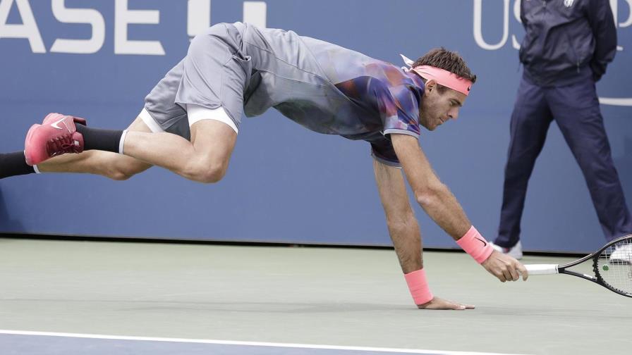 Del Potro en su mejor tenis avanza en el US Open;  