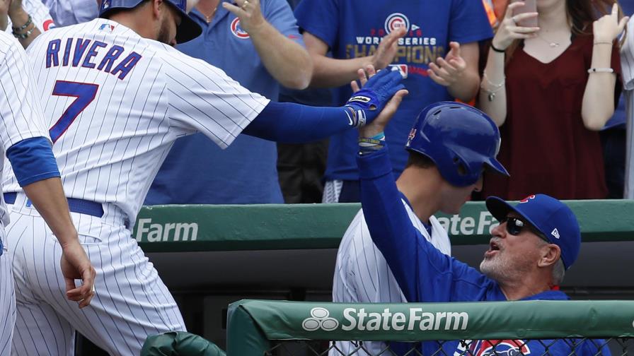 Rivera pega grand slam en victoria de Cachorros sobre Bravos 