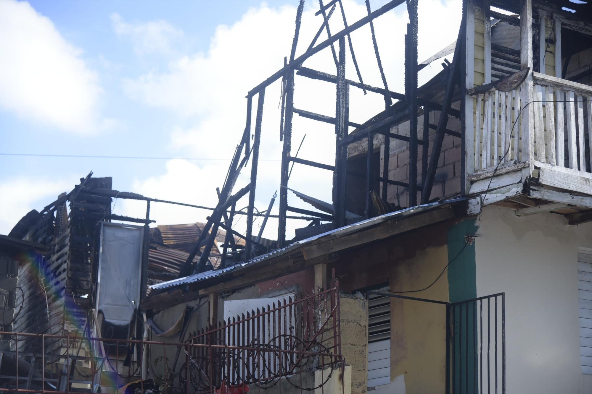 Otra de las viviendas afectadas.