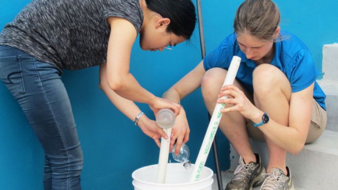 Cada semestre más de 60 estudiantes de ingeniería y otras disciplinas de la Universidad de Cornell viajan a Honduras con el proyecto AguaClara.