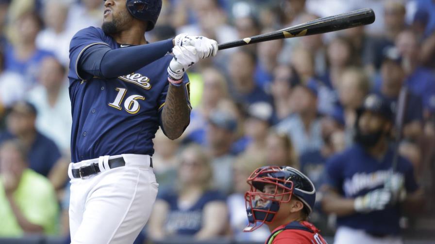 VIDEO: Dos para la calle para Domingo Santana y Milwaukee derrota a los Nacionales