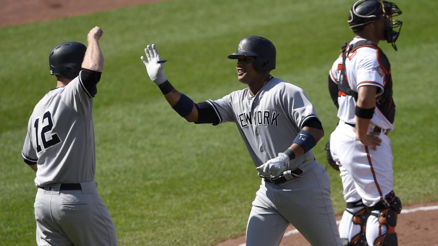 El bate de Starling Castro lidera victoria de Yanquis en Baltimore El bate de Starling Castro lidera victoria de Yanquis en Baltimore