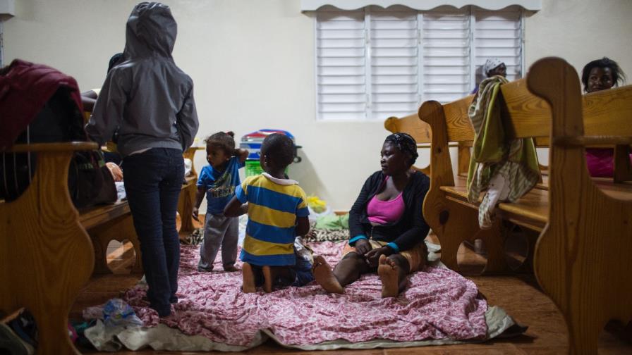 Familias se refugian en albergues en las Terrenas