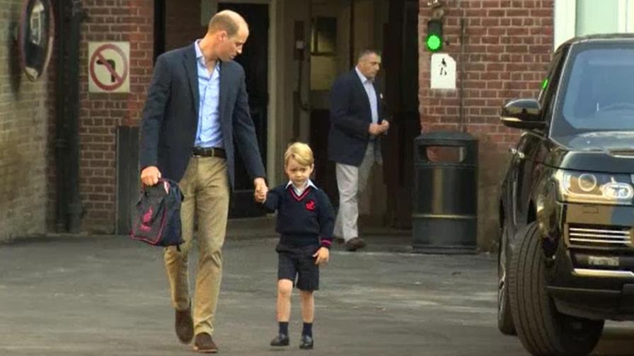 Primer día de escuela del príncipe Jorge de Inglaterra