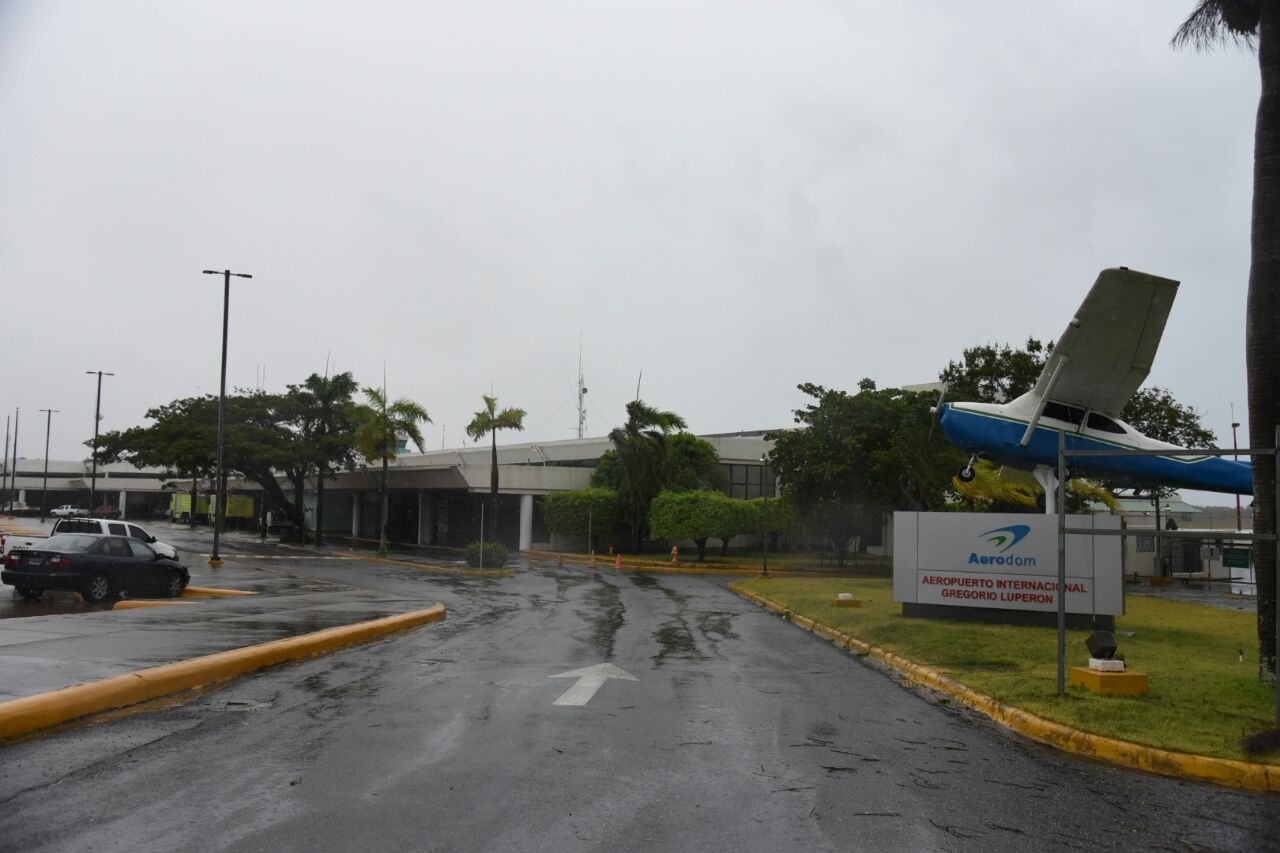 El aeropuerto Gregorio Luperón en Puerto Plata, el cual no recibió vuelos.