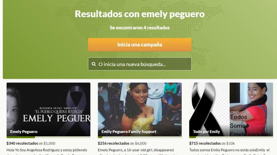 Piden dinero a nombre de Emely Peguero; familia niega que solicite ayuda económica