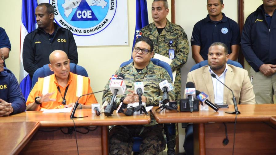 El COE reporta 12,829 desplazados y dos provincias en alerta roja