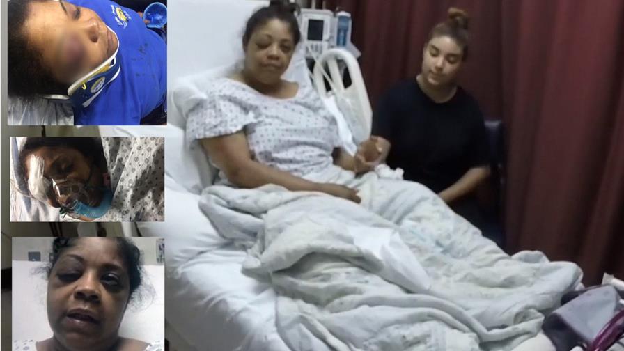 Propinan brutal paliza a una conductora dominicana de bus escolar 