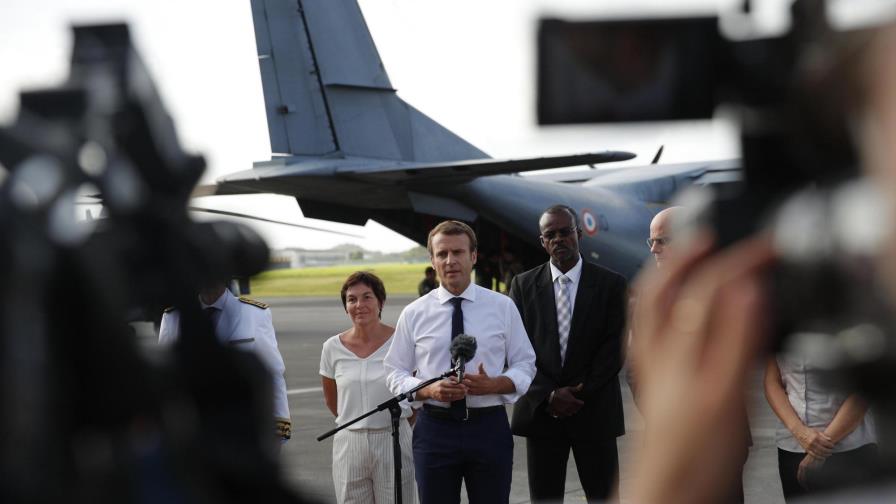 Macron trata de atajar en las Antillas polémica por acción ante huracán Irma