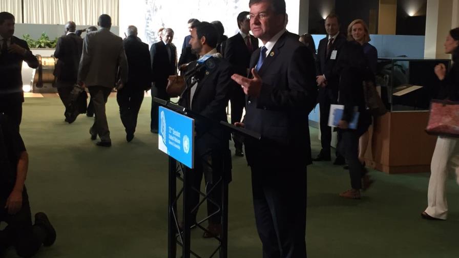 Presidente de la Asamblea General de la ONU garantiza enfoque en tema migratorio Presidente de la Asamblea General de la ONU garantiza enfoque en tema migratorio