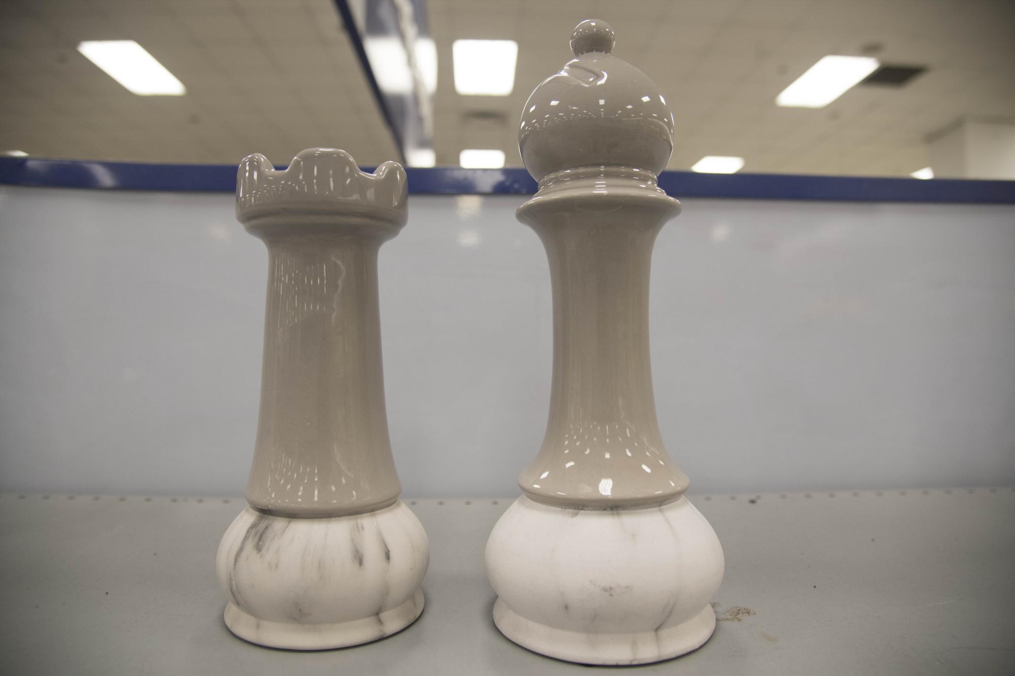 Piezas de ajedrez decorativas