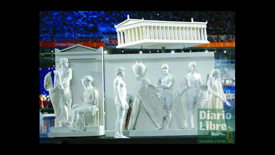Grecia inició los juegos con ceremonia impresionante