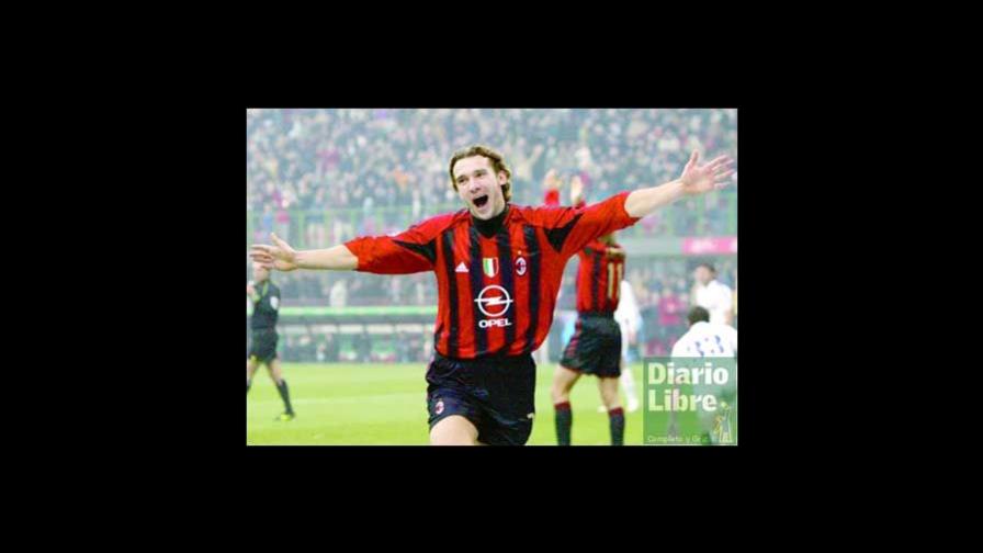 Andriy Shevchenko se llevó el Balón de Oro Andriy Shevchenko se llevó el Balón de Oro