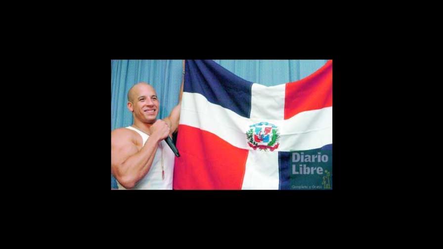 Vin Diesel: Me siento libre en RD Vin Diesel: Me siento libre en RD