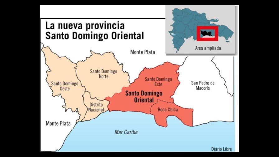 Aprueban la provincia Santo Domingo Oriental