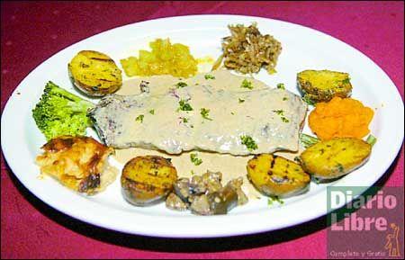 Vacas y el sabor de carnes preparadas a la parrilla