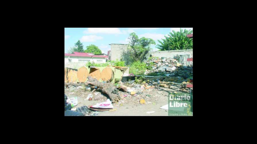 Basura inunda los solares abandonados de Santiago Basura inunda los solares abandonados de Santiago