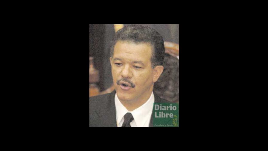 Pr. - Leonel Fernández Reyna, presidente de la República.