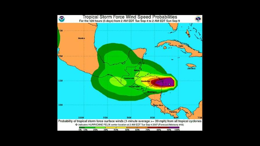 Félix comienza a causar daños en Nicaragua Félix comienza a causar daños en Nicaragua