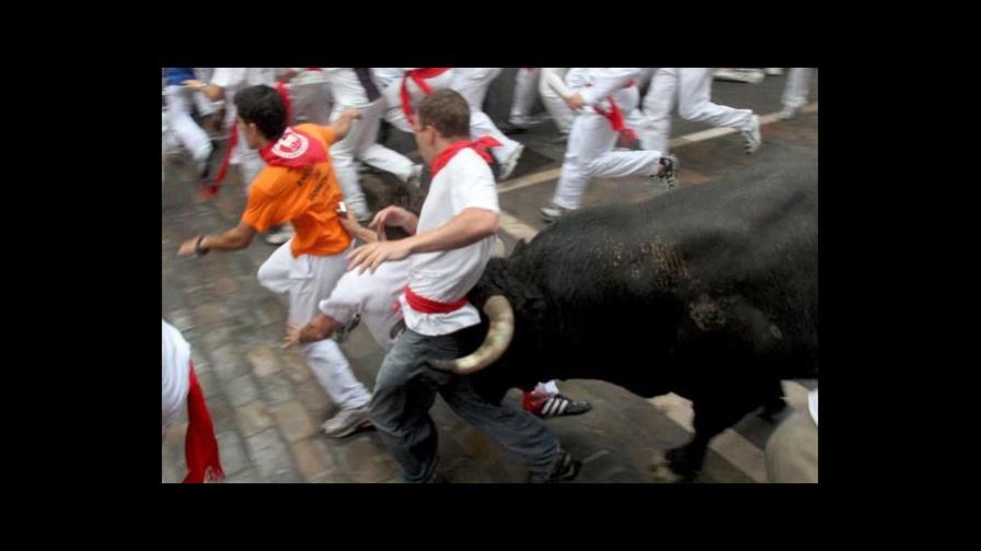 Encierro de Miura deja 9 heridos en Pamplona