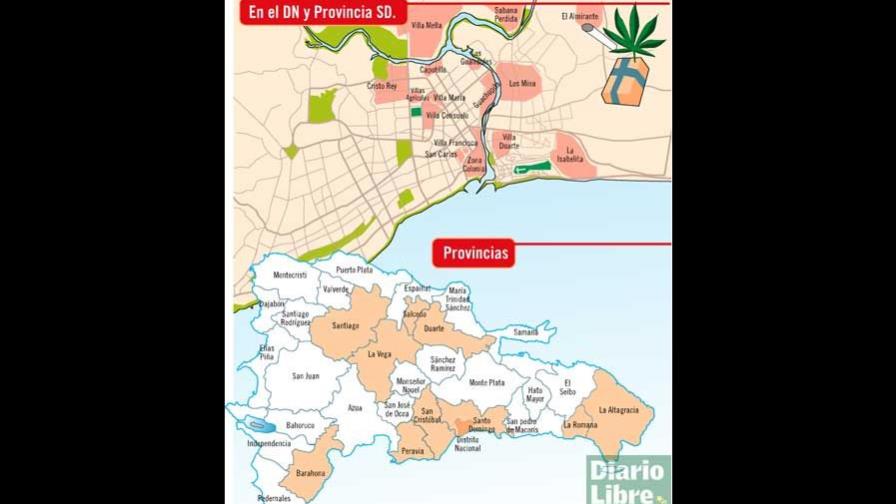 Identifican a Capotillo y Villa Consuelo meca de la droga en Distrito Nacional