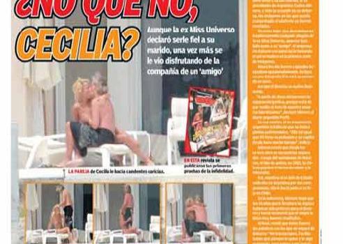 Revista publica fotografías de Bolocco con Marocchino Revista publica fotografías de Bolocco con Marocchino