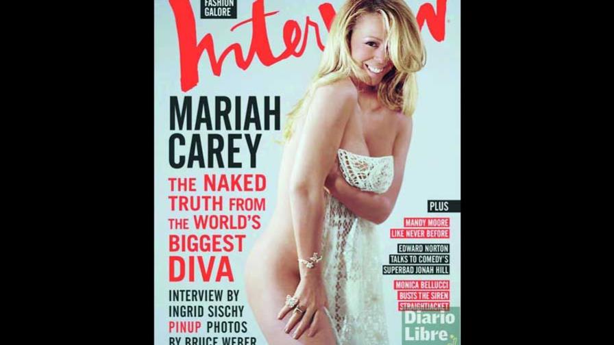 Mariah Carey aparece desnuda en Interview Mariah Carey aparece desnuda en Interview