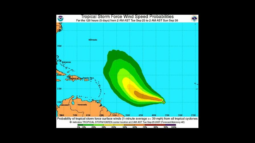 La tormenta Karen está a punto de convertirse en huracán