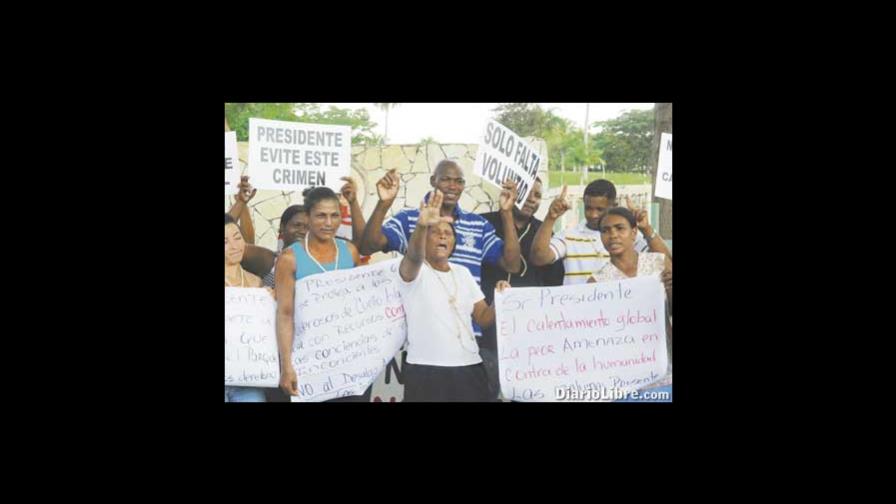Una protesta más contra el cementerio Jardín Memorial
