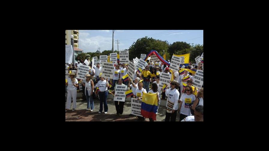 Marcha contra las FARC en RD