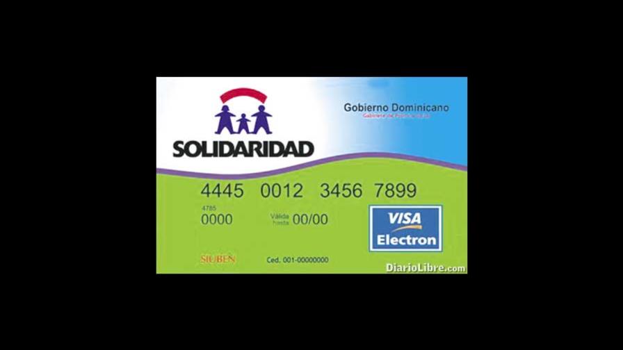 Tarjeta Solidaridad, con RD$450 MM al mes Tarjeta Solidaridad, con RD$450 MM al mes