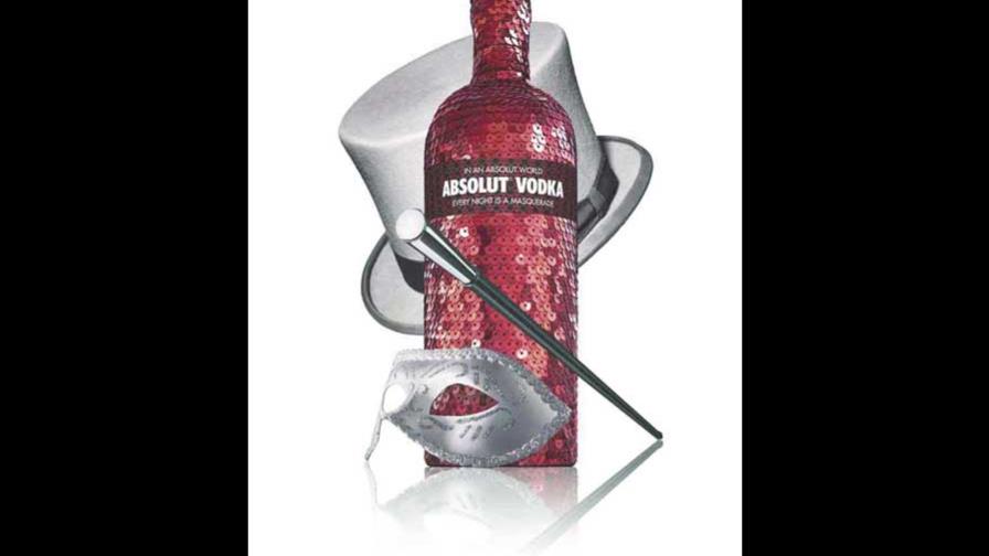 Absolut Vodka en tiempo de lentejuelas