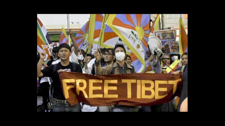 Cientos protestan en Londres contra la represión en Tíbet
