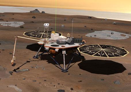 Sonda Phoenix Mars Lander aterriza en Marte