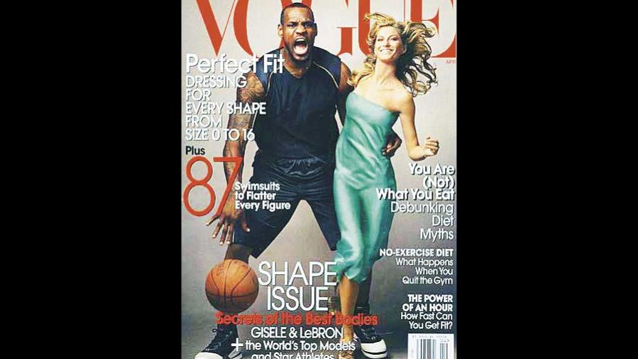 Polémica por portada de Vogue con Lebron James
