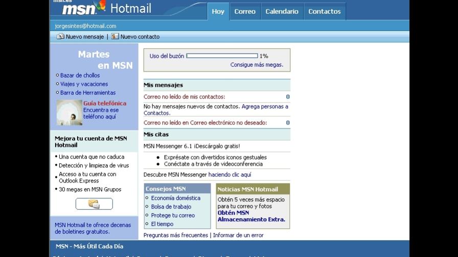 Falla impide acceso a Hotmail de miles de usuarios en todo el mundo