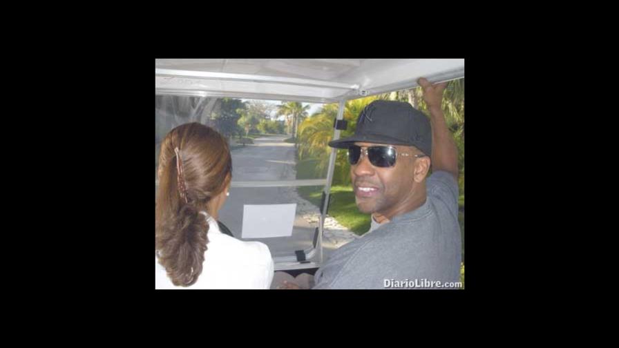 Denzel vacations in Cap Cana