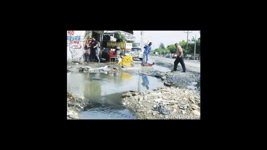 Contaminación afecta a sectores de Santiago Contaminación afecta a sectores de Santiago